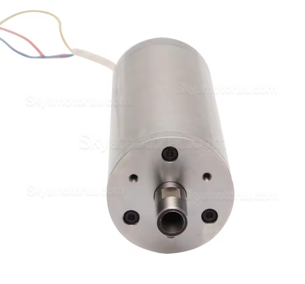 0.3kW Water Cooled Spindle Motor JGD-48-0.3k ER8 Collet 75V 0.04Nm 60000RPM